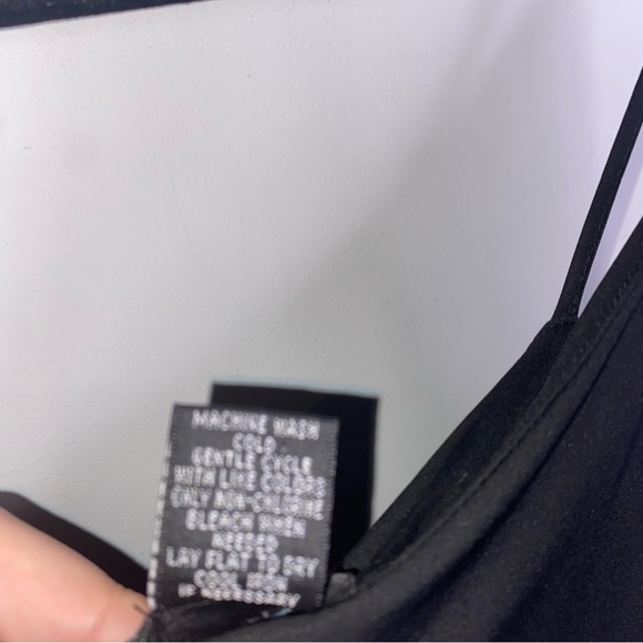 VINTAGE INC INTERNATIONAL CONCEPTS PETITE SMALL BLACK DRESS - Picture 4 of 4